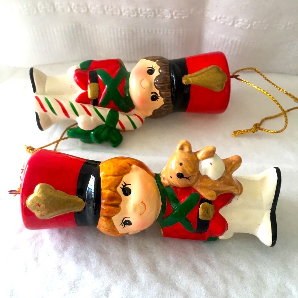 Kansas City Chiefs Christmas Nutcracker Ornaments NFL Resin Set of 2 NEW - Picture 10 of 14